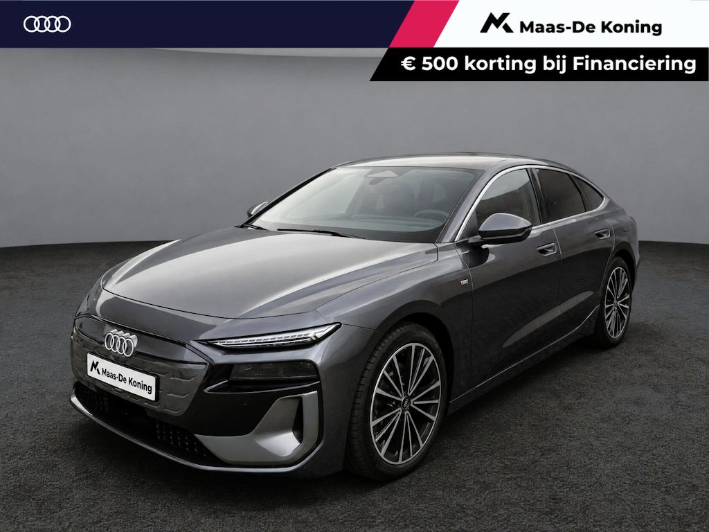 Audi A6 Sportback  e-tron S edition 83 kWh 286pk · 360 Camera · Inklap. Trekhaak · Matrix LED · Warmtepomp · Elek. Stoelen · Stuur- & Stoelverwarming · Dodehoeksensoren ·  Garantie t/m 02-03-2031 of 100.000km
