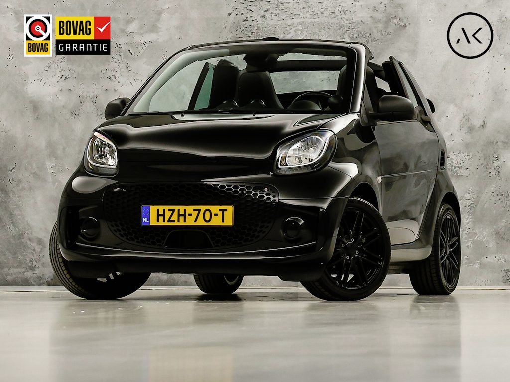 smart EQ Fortwo Sport 18 kWh (BRABUS LEDER, BRABUS VELGEN,  BLACK PACK, STOELVERWARMING, CLIMATE, CRUISE, BLUETOOTH, NIEUWSTAAT)
