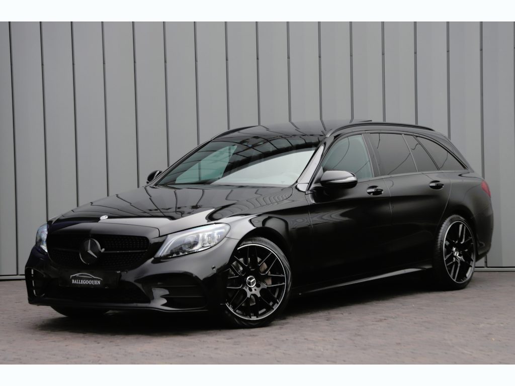 Mercedes-Benz C-klasse Estate 300d Night Edition AMG | 245PK | Pano | Sfeerverlichting | Keyless-go | Burmester | Multibeam | Distronic+ | Trekhaak | 2021.
