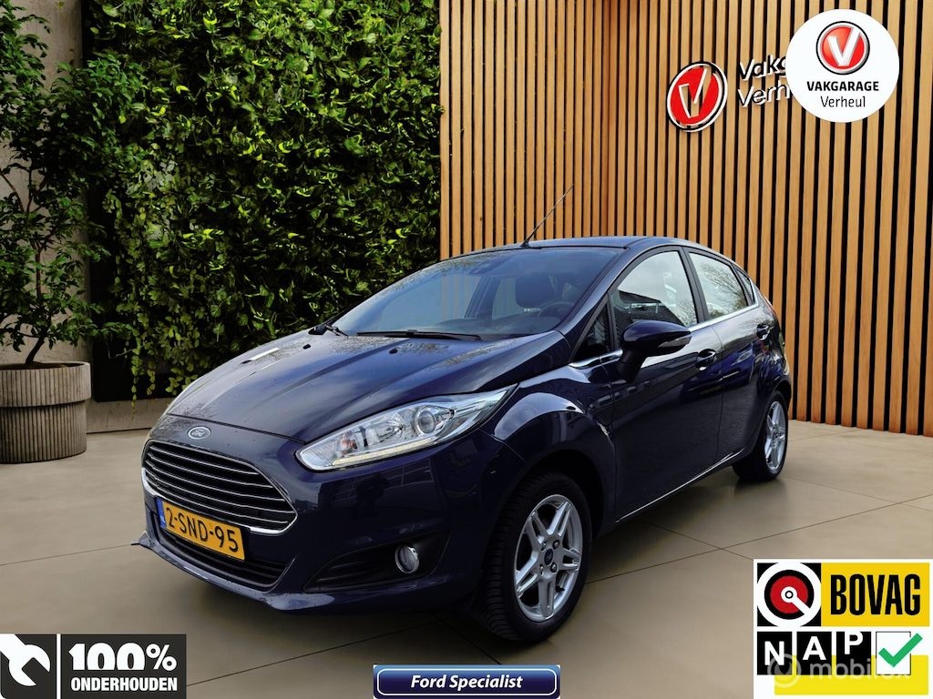 Ford Fiesta 1.0 Titanium 80Pk ✅5Drs ✅Boekjes ✅Nap