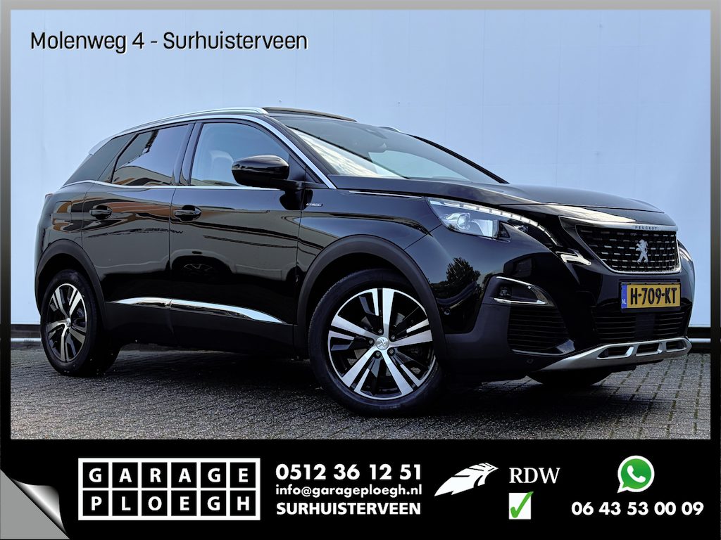 Peugeot 3008 1.2 PureTech GT-Line Automaat Pano 360° Keyless Carplay Hoogzitter Uitstraling!