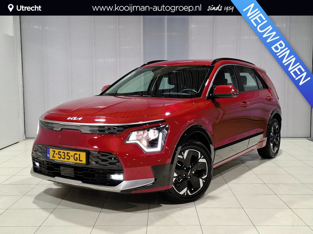 Kia Niro EV DynamicLine 64.8 kWh SOH 100%, Apple Carplay/Android Auto, Navigatie, Camera.