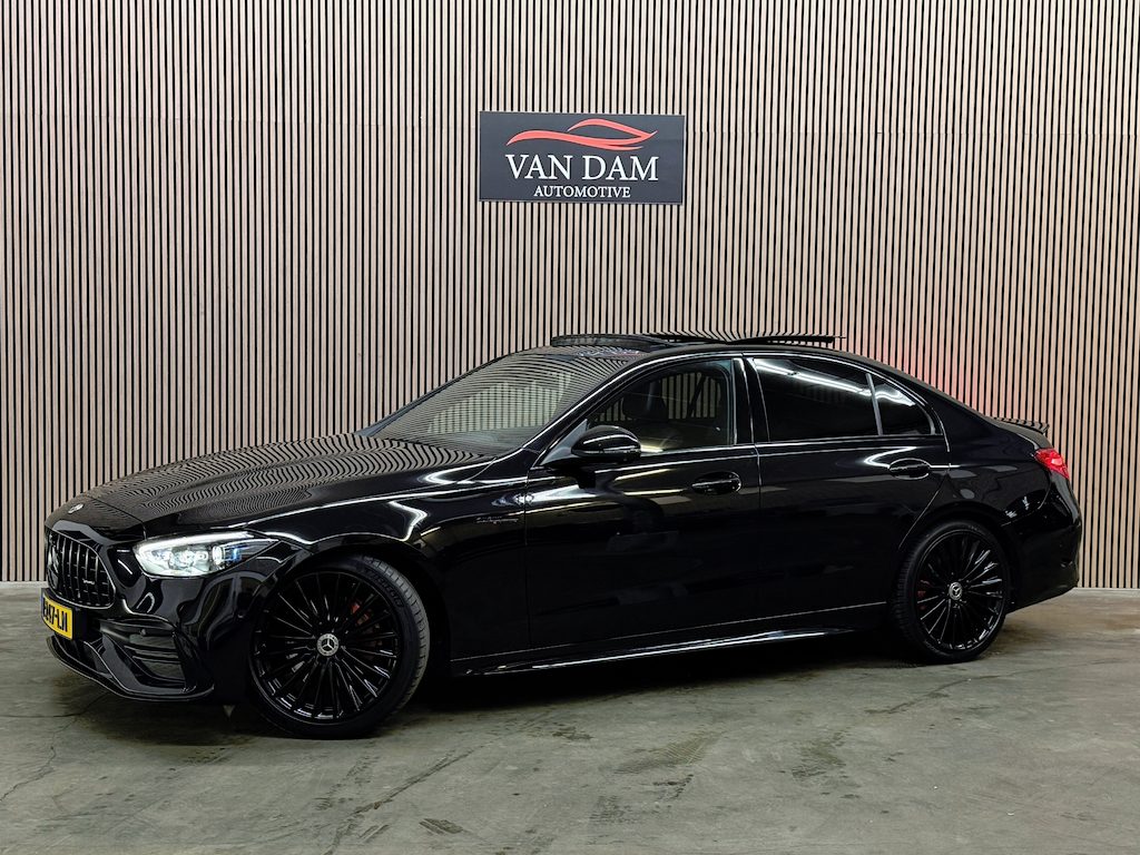 Mercedes-Benz C-klasse 200d AMG Line 2023 PANO LED CARBON CAMERA