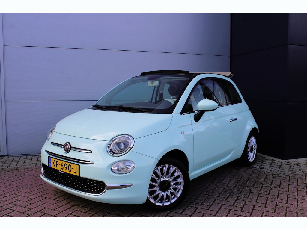 Fiat 500C 0.9 TwinAir Turbo Lounge Automaat Cabrio Leer Airco Navi Super mooi