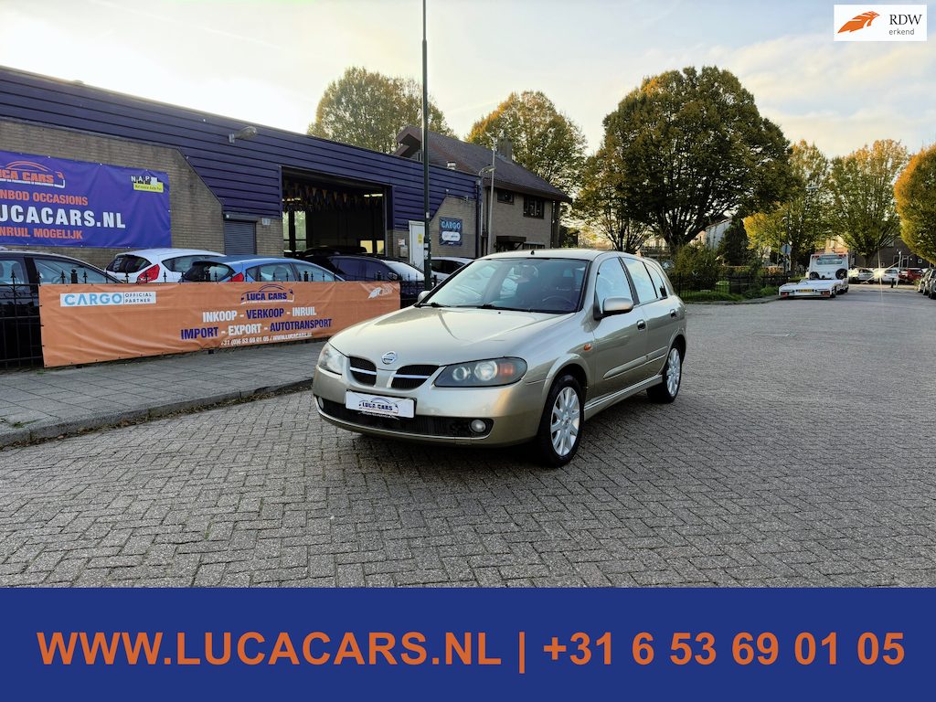 Nissan Almera 1.8 Tekna AIRCO TREKHAAK 2X SLEUTEL + BOEKJES!