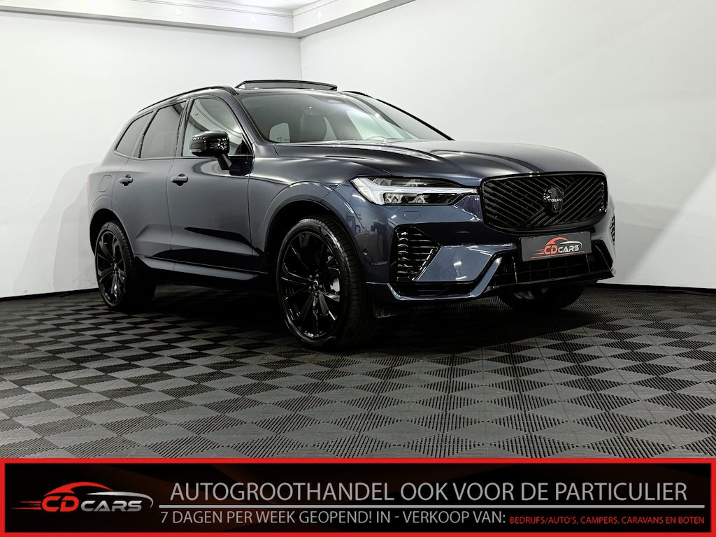 Volvo XC60 2.0 T6 Plug-in hybrid AWD Black Edition Plus Panoramadak, Harman/Kardon, 21Inch velgen, 360 Camera, Navi, Stoelverwarming, Head-up display, Elektrische achterklep, Elektrische achterklep, Memory stoelen, 1 jaar garantie