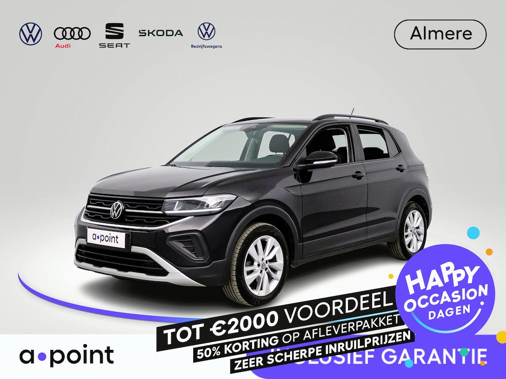 Volkswagen T-Cross 1.0 TSI Life Edition 116 pk Automaat (DSG) | Navigatie via App | Parkeersensoren | Achteruitrijcamera | Cruise control | Apple carplay / Android auto | LED koplampen | Autom. Airco |