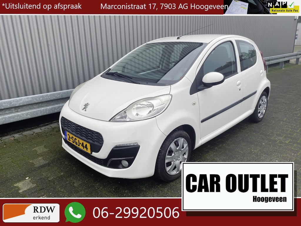 Peugeot 107 1.0 Active 5-Drs, A/C, Elec.ramen, Centr.vergr, nw. APK – Inruil Mogelijk –