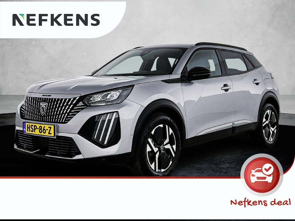 Peugeot 2008 SUV Allure Hybrid 145pk Automaat | Navigatie | 360° Camera | Climate Control | Adaptieve Cruise Control | Parkeersensoren v+a | Dodehoeksensor | Draadloze Apple Carplay / Android Auto | Digitaal instrumentenpaneel | DAB+ radio | Led koplampen | Donker getint glas | 17" lichtmetalen velgen |