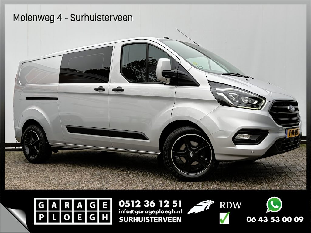 Ford Transit Custom 340 2.0 TDCI L2H1 Limited DC Trekhaak Adapt.Cruise Camera Carplay Stoelverw Voll.Onderhoud!