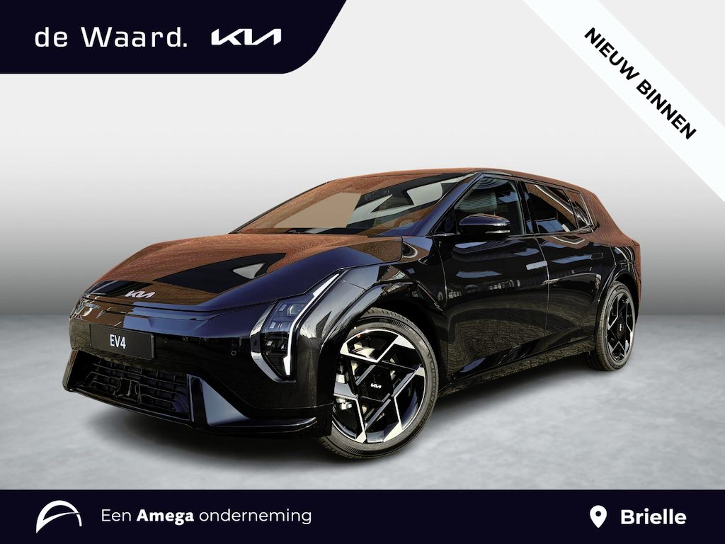 Kia EV4 GT-Line Business Edition 81.4 kWh | WORDT VERWACHT | GT-LINE VEGAN LEDEREN STOELBEKLEDING | STOEL- EN STUURVERWARMING | ELEKTRISCH VERSTELBARE VOORSTOELEN | ACHTERUITRIJCAMERA | AMBIENT LIGHTING ADVANCED |