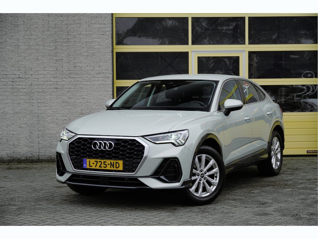 Audi Q3 Sportback 35 TFSI 150PK! Business Edition BJ2021 Lmv 18" | Led V+A | Dynamische knipperlichten | Pdc | Elek. achterklep | App-Connect | Navi | Virtual cockpit | Climate control | Cruise control | Getint glas