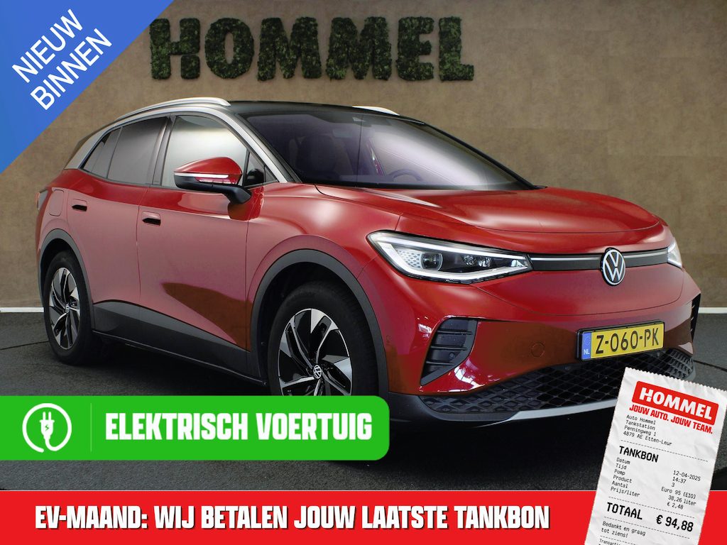 Volkswagen ID.4 Pro Business 77 kWh SOH 100% !!! - ORIGINEEL NEDERLANDSE AUTO - 3 FASE - AFKOMSTIG VAN 1E EIGENAAR - ELEKTRISCHE WEGKLAPBARE TREKHAAK - TREKGEWICHT 750 KG - CAMERA - 19 INCH LICHT METALEN VELGEN - CLIMATE CONTROL - ELEKTRISCHE ACHTERKLEP - PARKEERSENSOREN VOOR/ ACHTER - PARKEERASSISTENT