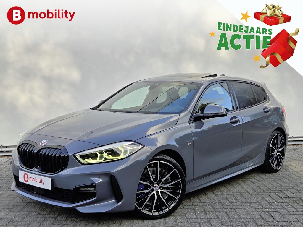 BMW 1-Serie 120i High Executive M-Sport Panoramadak M-Stoelen NL Auto! | Achteruitrijcamera | Hifi | Leer | DAB | Stuur/Stoelverwarming