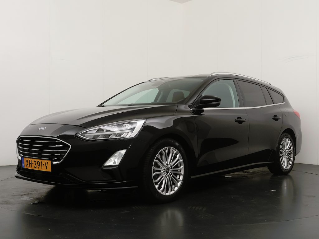 Ford Focus Wagon EcoBoost 125 pk Titanium | Trekhaak | 17" | Full LED | Navi | Clima | Cruise | Apple Carplay & Android Auto |