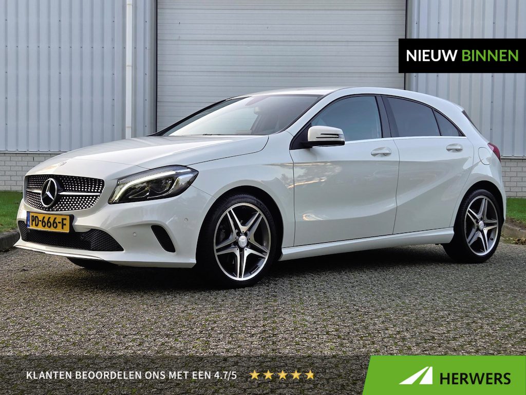 Mercedes-Benz A-klasse 160 Ambition / Navigatie Full Map / Cruise Control / Led Verlichting / LM AMG Velgen / Airco / Keyless Start /