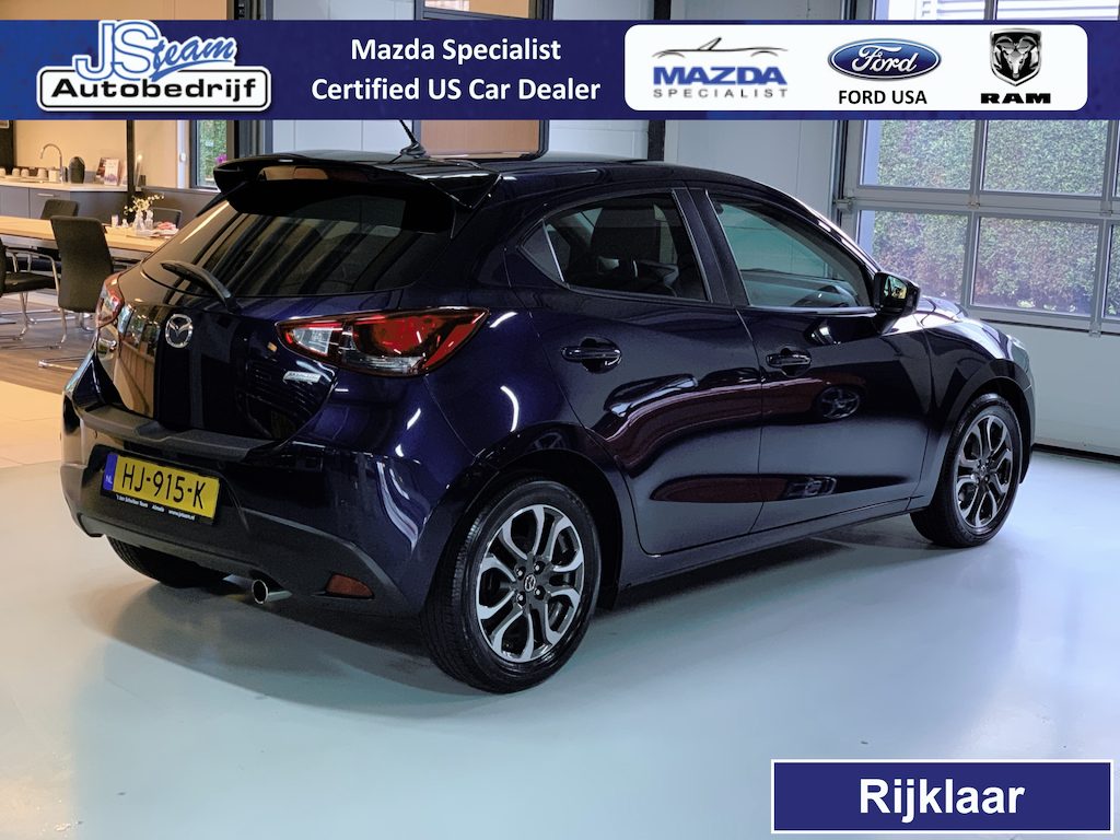Mazda 2 1.5i SkyActiv-G GT-M 90PK Leer Driver Pack Navi Trekhaak Dakspoiler