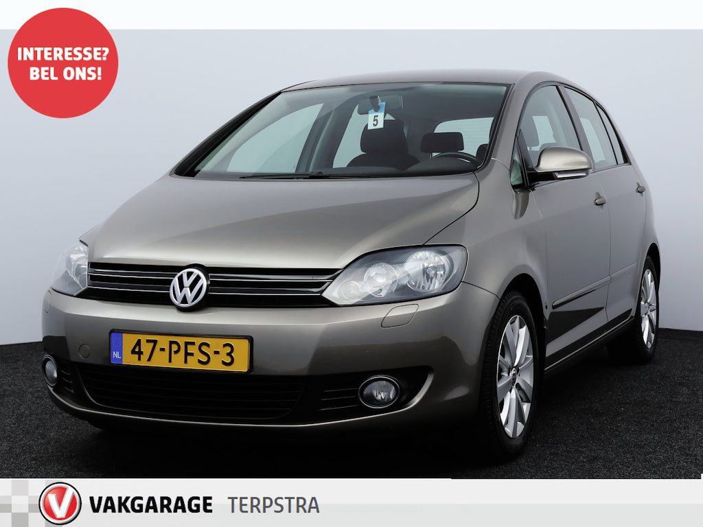 Volkswagen Golf Plus 1.2 TSI Tour II BlueMotion/ KETTING VERV!/ Trekhaak/ 16'' LMV/ Navi/ Clima/ Cruise/ Elek. pakket/ Isofix/ Armsteun/ LEDER. Stuur/ Mistl.