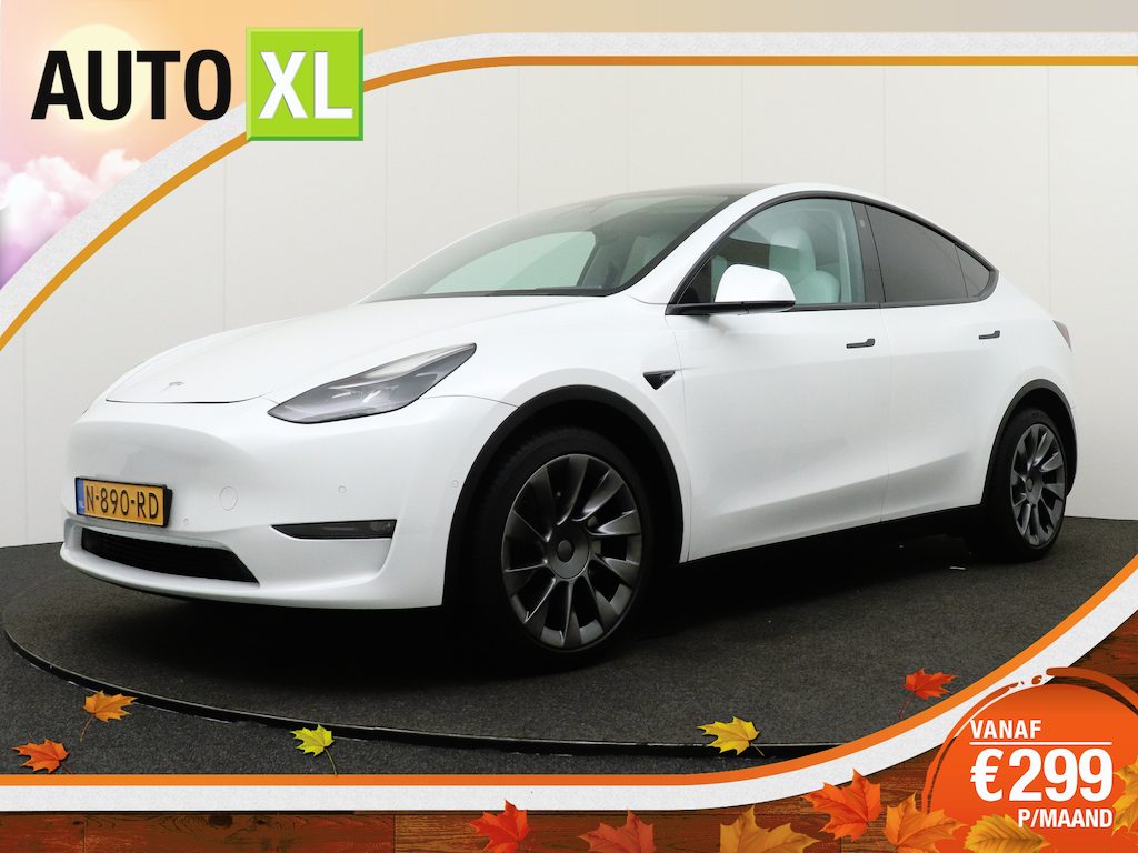 Tesla Model Y Long Range AWD 75 kWh FSD-Pack Pano-Dak 20" LMV