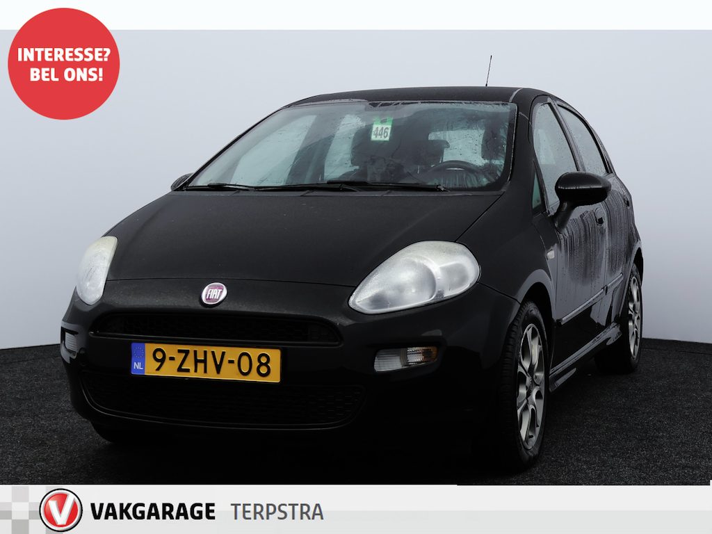 Fiat Punto Evo 0.9 TwinAir Street/ HISTORIE!/ 5-Drs/ Navi/ Airco/ Cruise/ Elek. pakket/ Isofix/ AUX & USB/ Multi. LEDER. Stuur/ Dakspoiler.