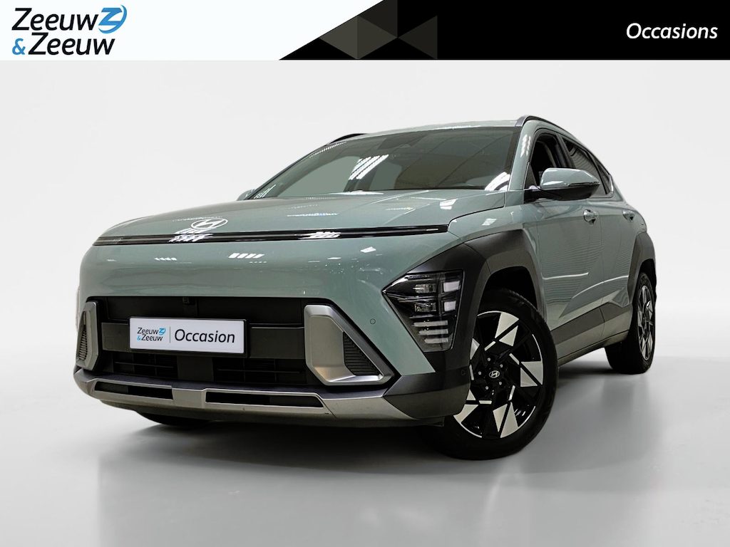 Hyundai Kona 1.6 HYBRID | PREMIUM | LEDER | MIRAGE GREEN | NL-AUTO |
