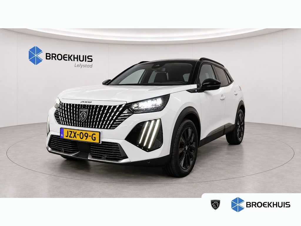 Peugeot e-2008 54KWH 156PK GT AVANTAGE AUTOMAAT / NAVI / LEDER / CLIMA / LED / PDC / 18" LMV / KEYLESS / CAMERA / CRUISECONTROL / 1E EIGENAAR / NIEUWSTAAT !!