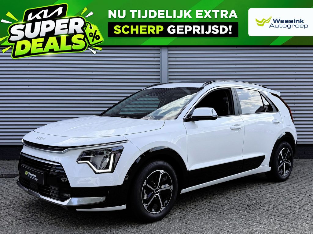 Kia Niro Hybrid 1.6 GDi DynamicPlusLine | VOORDEEL | Schuif/Kanteldak | Stoel/Stuurwielverwarming | HUD |