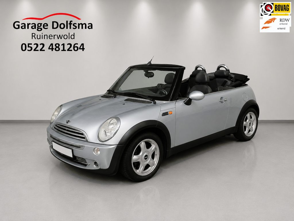 MINI Cooper Mini Cabrio 1.6 Cooper-100% onderhouden-prachtige auto-