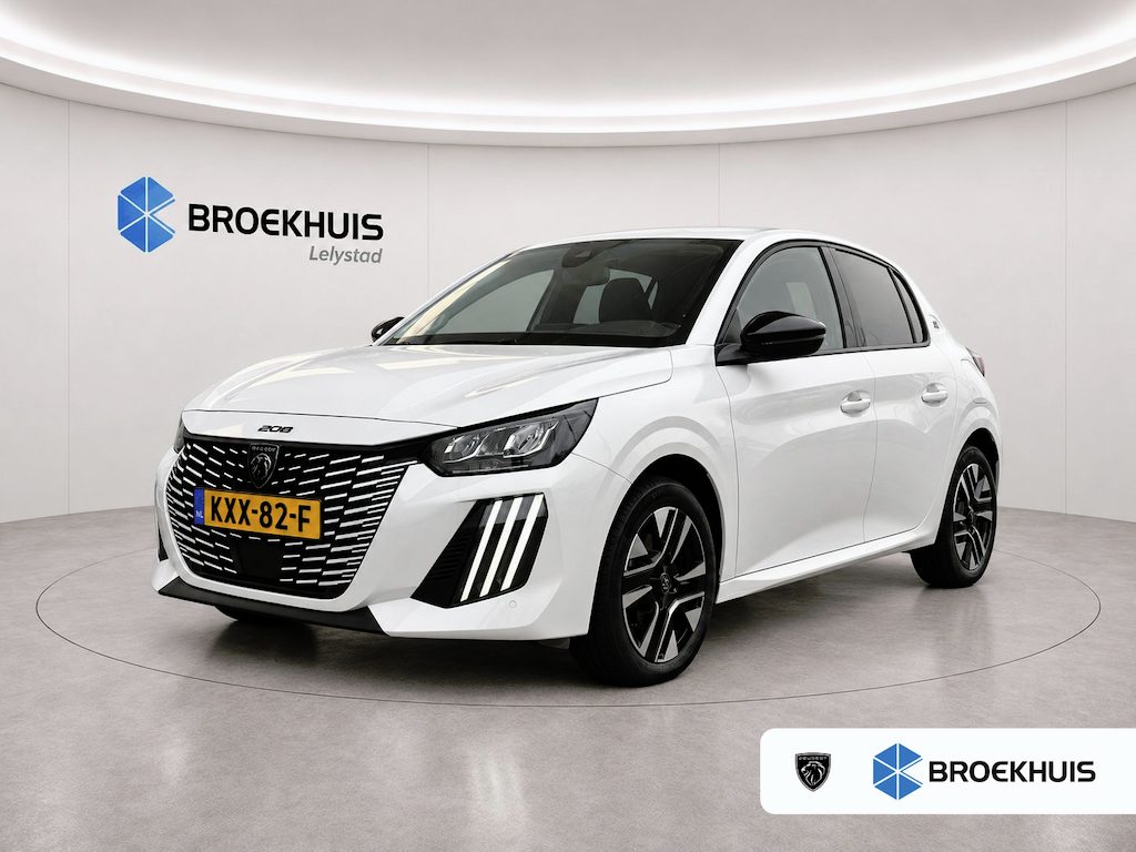 Peugeot e-208 EV 50KWH 136PK ALLURE AUTOMAAT / NAVI / LEDER / CLIMA / PDC / 16" LMV / KEYLESS / I-COCKPIT / FULL-LED / NIEUWSTAAT !!