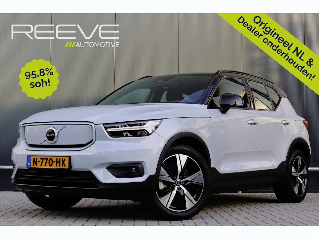 Volvo XC40 Recharge P8 AWD R-Design 95,8% soh! | Stoelverwarming | Warmtepomp | Adaptieve Cruise | Leer / Alcantara |