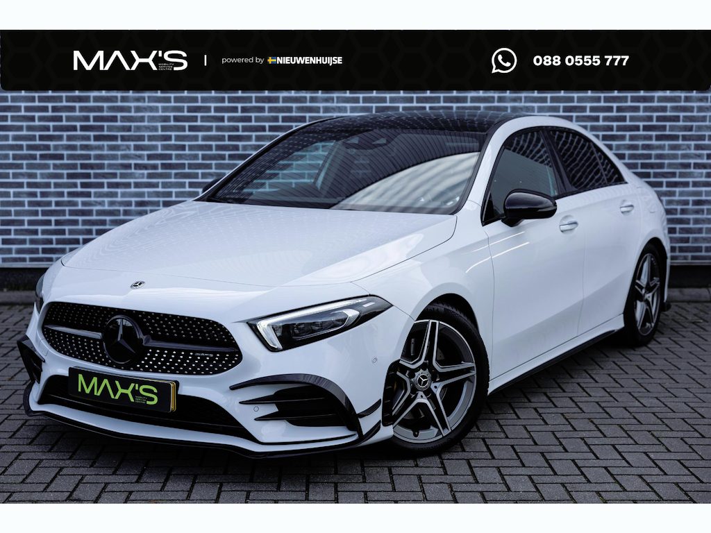 Mercedes-Benz A-klasse 250 e Business Solution AMG Limited | Trekhaak | Panoramadak | Multibeam LED Koplampen | Achteruitrijcamera | Keyless Entry | Elektrisch Verstelbare Voorstoelen | Widescreen Cockpit | Thermotronic | Apple Carplay