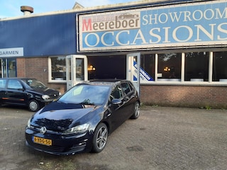Volkswagen Golf 7 1.6 TDI Highline Zwart Leer Navi