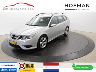 Saab 9-3 Sport Estate 2.8 T V6 Aero XWD 281PK Youngtimer NL Auto Leer Navi Stoelverw Cruise Trekh