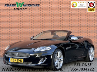 Jaguar XK 5.0 V8 Convertible Portfolio | 385 PK! | Leder | Navigatie | 20" Lichtmetaal | LED | Stuurwiel verwarming | Bluetooth | Camera | Stoelverwarming | Elektrische Memory Stoelen |