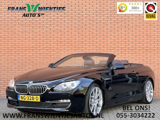 BMW 6-serie Cabrio 640i High Executive | 320 PK! | Head-Up Display | Softclose | Xenon | 20" Lichtmetaal | Camera | Lederen Bekleding