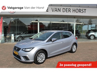 Seat Ibiza 1.0-96pk TSI Style. NIEUWSTE MODEL. Volautm. airco, camera, elektr ramen v+a, LED verlichting, stoelverwarming, metallic lak, Isofix, LM wielen, Apple Carplay / Android auto etc. In nieuwstaat !