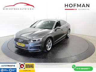 Audi A5 Sportback 45 TFSI Sport 252PK 2xS-line Virtual Groot Navi Hybride Alarm Leer Stoelverw LED