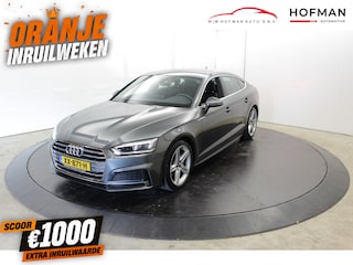 Audi A5 Sportback 45 TFSI Sport 252PK 2xS-line Virtual Groot Navi Hybride Alarm Leer Stoelverw LED