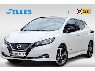 Nissan Leaf | Tekna 40 kWh | 360 Camera | Parelmoer | Lederen Bekleding | Apple Carplay | Zwart Dak