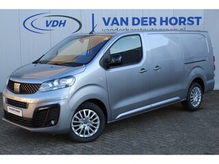 Fiat Scudo 2.0-145pk MultiJet L3H1 SX. Schuifdeur links en rechts. Airco, navigatie, telefoonvoorb., camera, metallic lak, 3-zits, cruise cntrl., lengte 3.