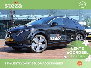 Nissan Ariya 63 kWh Advance / 22 KW Lader / Schuif-Kanteldak / 20" Velgen