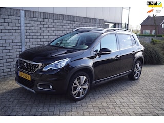 Peugeot 2008 1.2 PureTech Blue Lease Allure Panodak Half Leder Sportstoelen Navi Camera Clima Cruise PDC LMV NL Auto.