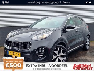 Kia Sportage 1.6 T-GDI 4WD GT-Line First Edition Nieuw geleverd, Dealeronderhouden, Navigatie, Lederen bekleding, Achteruitrijcamera, Climate control, Cruise control, 19" lm, 1600KG Trekgewicht