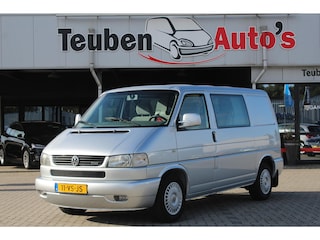 Volkswagen Transporter 2.5 TDI 292 DC AUTOMAAT WIJSNEUS Airco, Radio cd speler, Trekhaak, Cruise control, Nieuwstaat, NAP, Dubbel cabine
