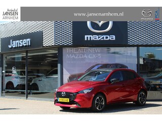 Mazda 2 1.5 e-SkyActiv-G 90 Homura Aka , Demovoordeel € 5.790,-, Apple Carplay, LMV 16 Inch, Zwart Dak, Camera, PDC, Clima, Cruise, Stuur/Stoelverwarming, BSM, LKA