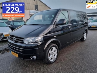 Volkswagen Transporter 2.0 TDI L2H1 DC 140pk Aut. Airco Bj:2015 NAP!