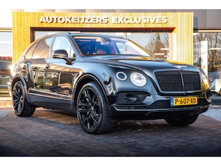 Bentley Bentayga 6.0 W12 black on black Panodak Leer Massage 360 Cam. DAB+ W12