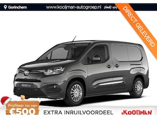 Toyota Proace City 1.5 D-4D Prof Long | NIEUW & DIRECT LEVERBAAR | 2 Schuifdeuren | PDC V+A | Navigatie | Blindspot | Climate Control |