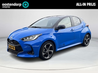 Toyota Yaris Hybrid 130 Launch Edition | Demonstratie auto | 130PK Hybrid | Neptune blue metallic met zwart dak |