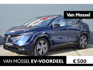 Nissan Ariya Evolve 91 kWh | Bose Audio | Draadloze Apple Carplay & Android Auto | Afneembare Trekhaak | Elektrisch Verstelbare Stoelen | Stoel/Stuurwiel Verwarming |